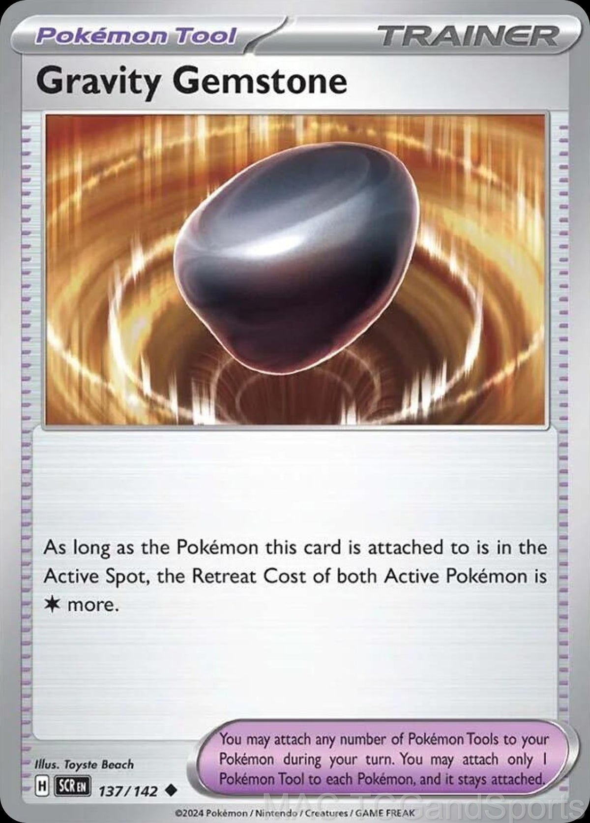 Gravity Gemstone 137/142 Reverse Holo