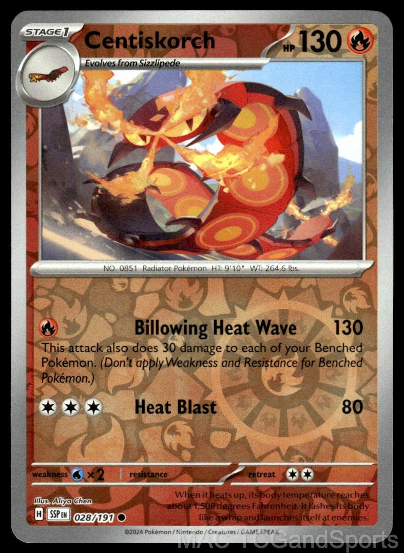 Centiskorch 028/191 Reverse Holo
