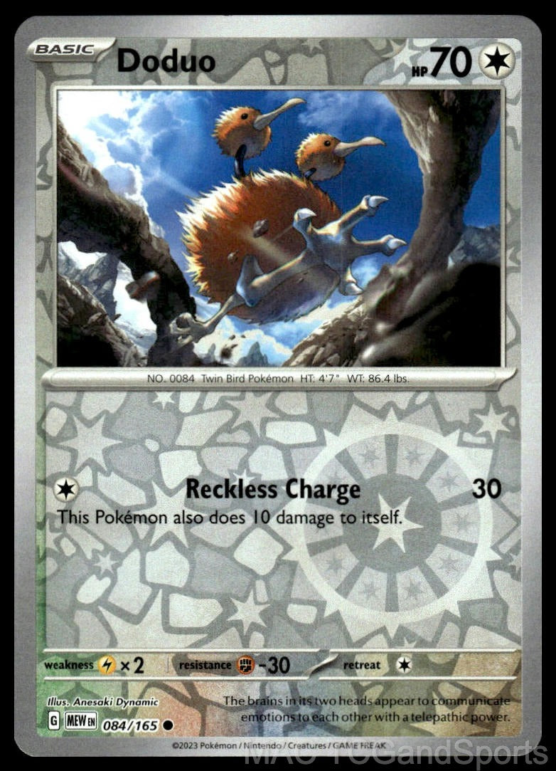 Doduo 084/165 Reverse Holo