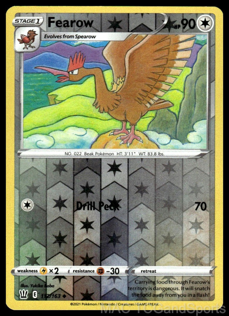 Fearow 112/163 Reverse Holo