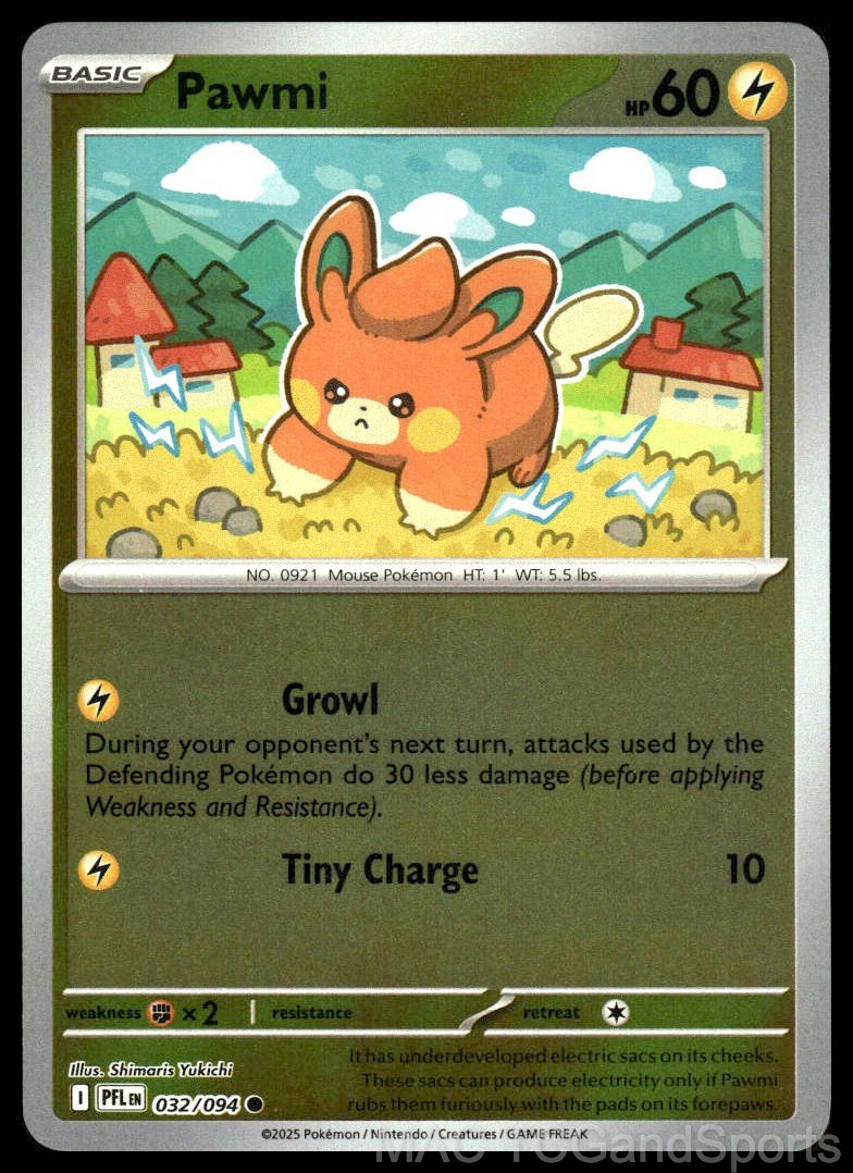 Pawmi 032/094 Reverse Holo