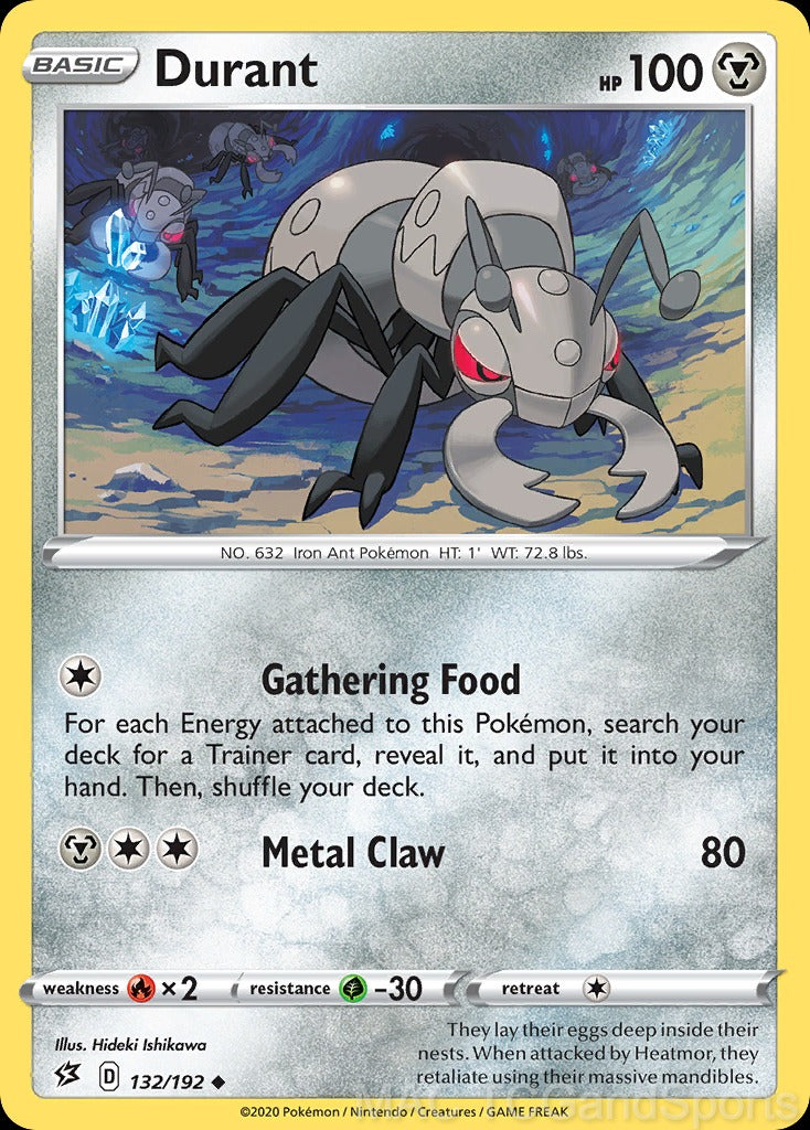 Durant 132/192 Reverse Holo