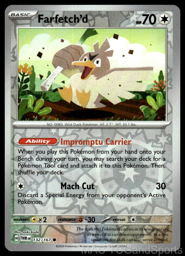 Farfetch'd 132/167 Reverse Holo