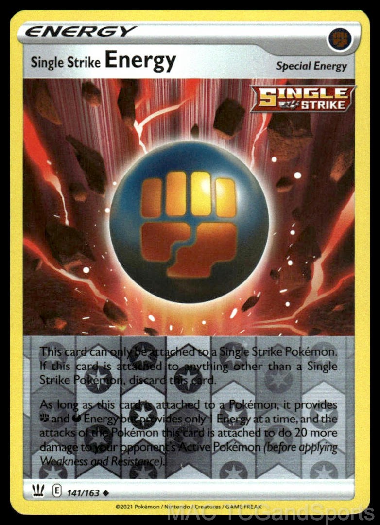 Single Strike Energy 141/163 Reverse Holo
