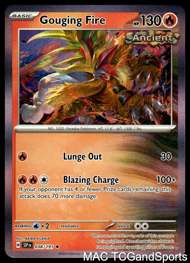 Gouging Fire 038/191 Holo