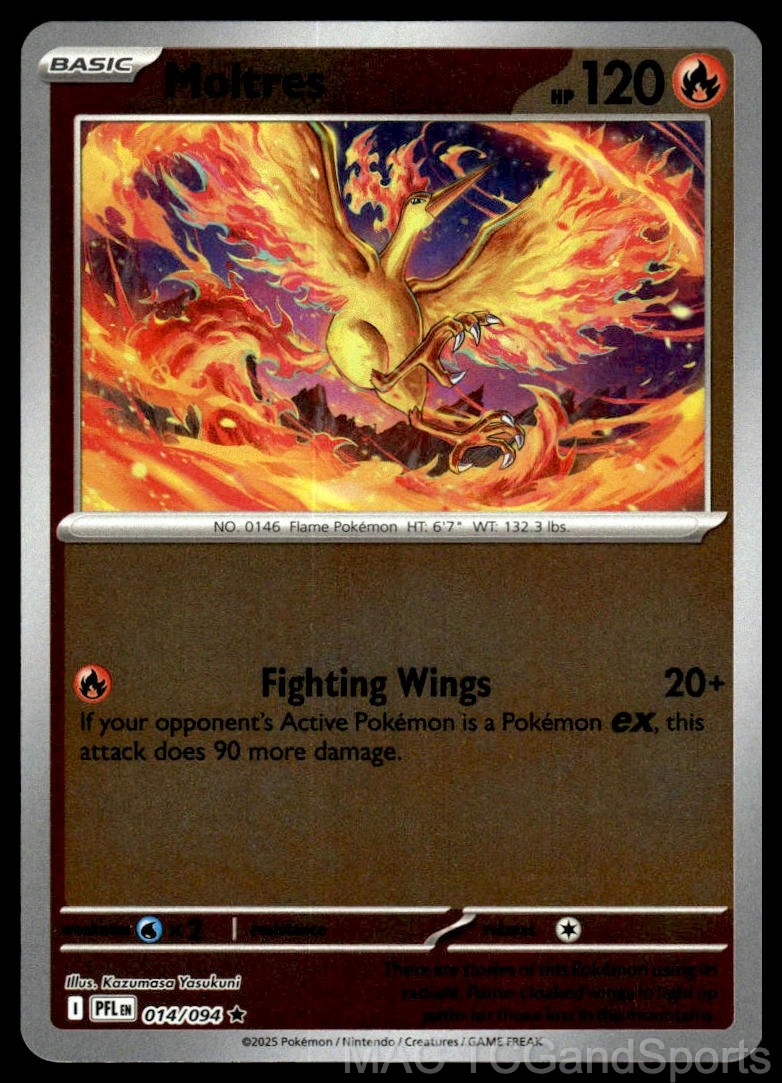 Moltres 014/094 Reverse Holo