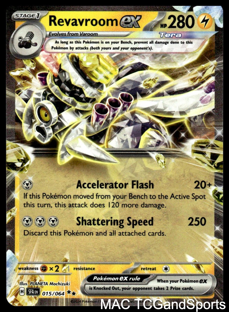 Revavroom ex 015/064 Holo Shrouded Fable Pokemon TCG NM