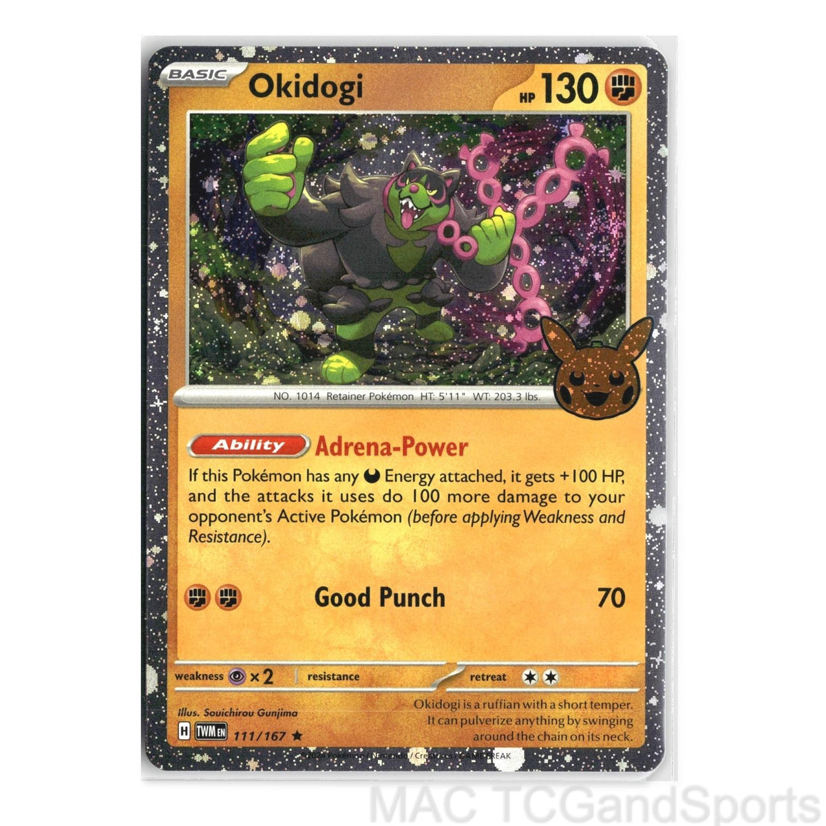 Okidogi (Cosmos Holo) 111/167 Trick or Trade BOOster 2024 Pokemon TCG NM