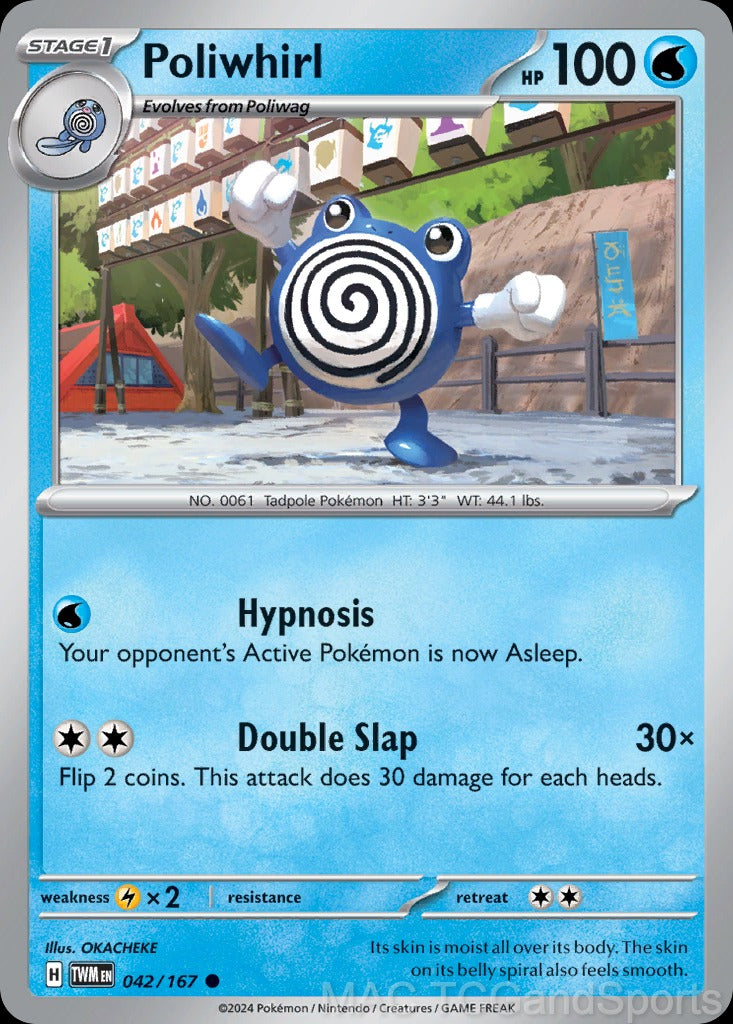 Poliwhirl 042/167 Reverse Holo