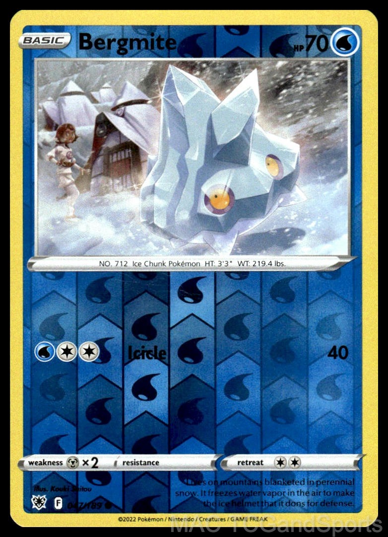 Bergmite 047/189 Reverse Holo