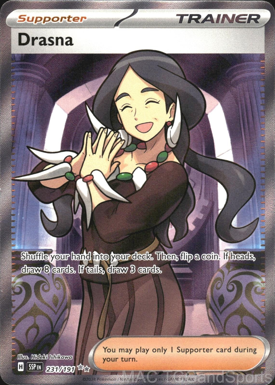 Drasna 231/191 Holo Surging Sparks Pokemon TCG NM