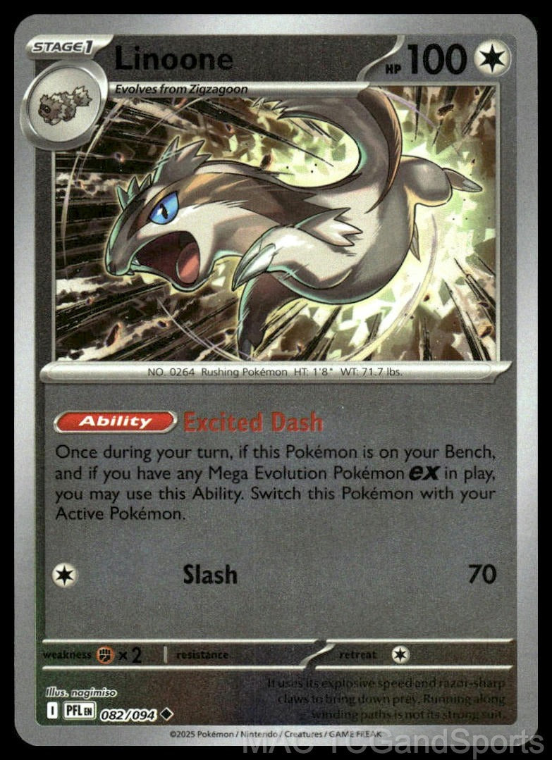 Linoone 082/094 Reverse Holo