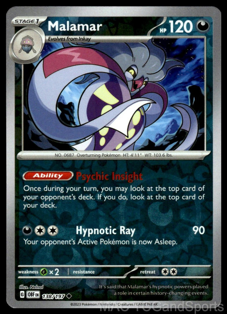 Malamar 138/197 Reverse Holo