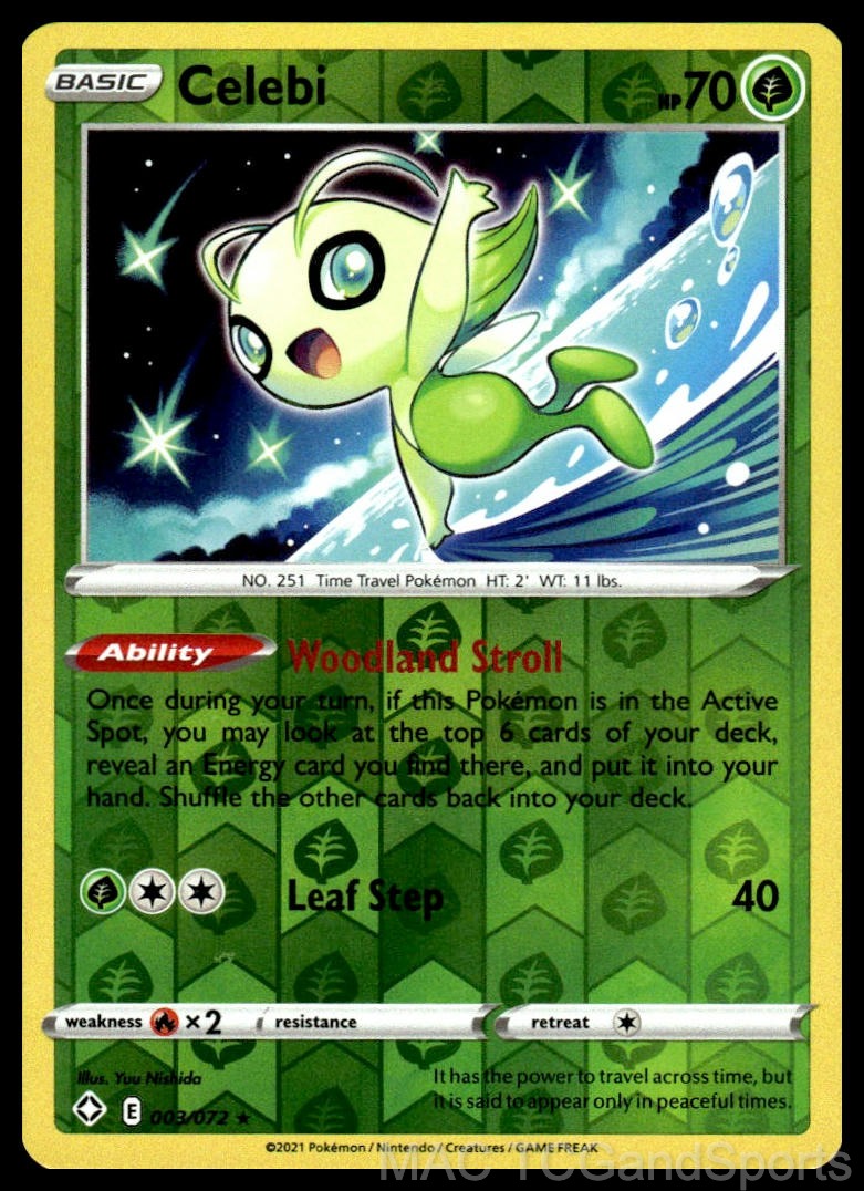 Celebi 003/072 Reverse Holo