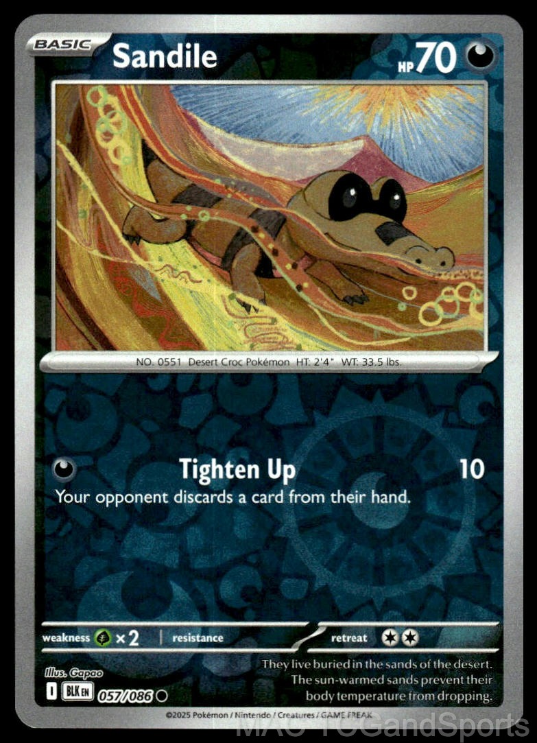 Sandile 057/086 Reverse Holo