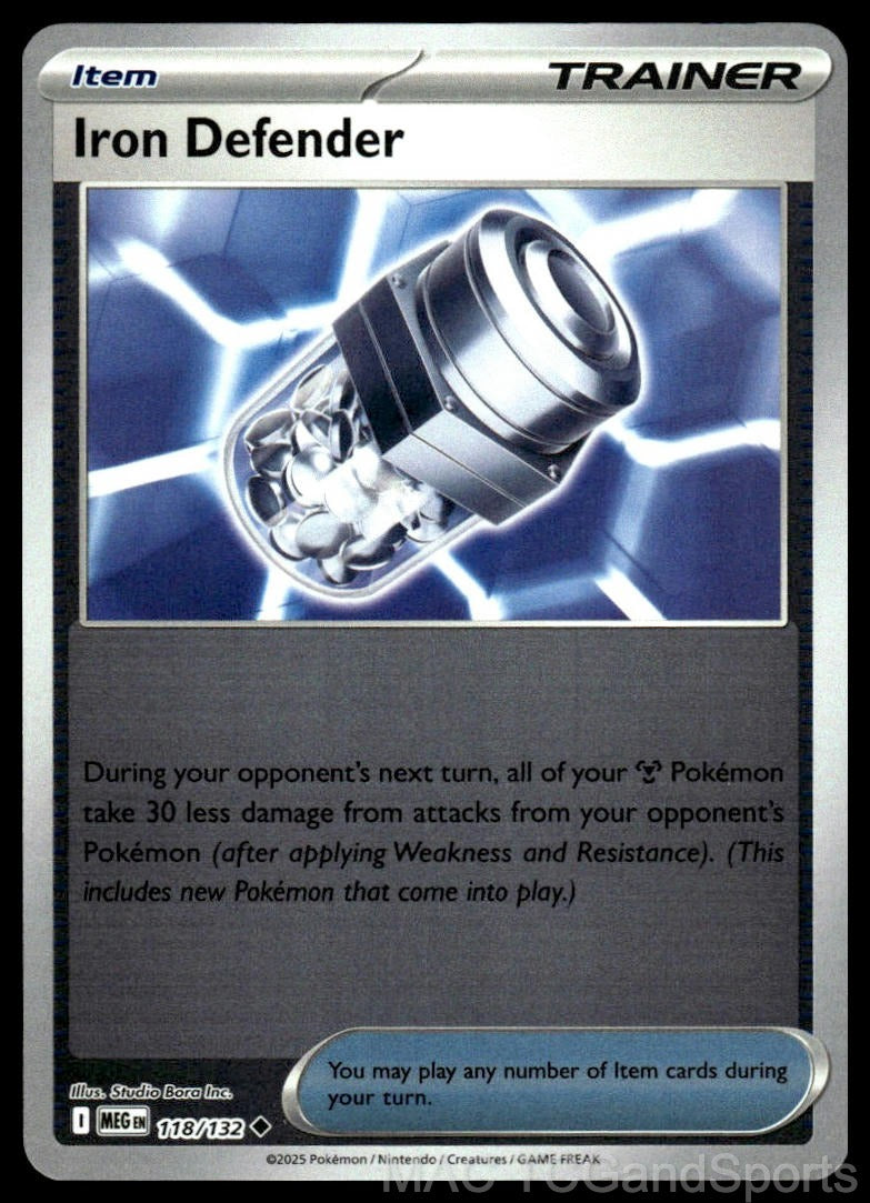 Iron Defender 118/132 Reverse Holo