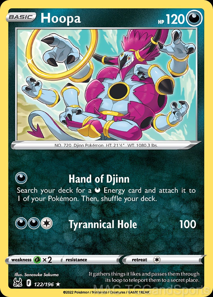 Hoopa 122/196 Reverse Holo