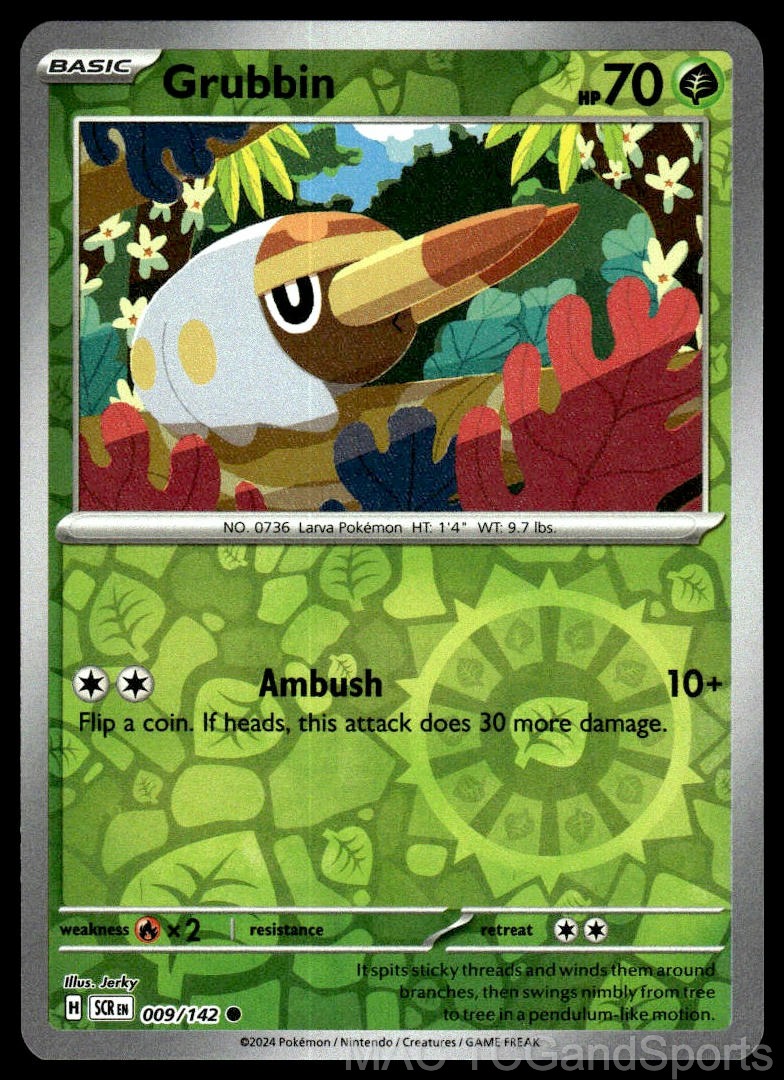 Grubbin 009/142 Reverse Holo