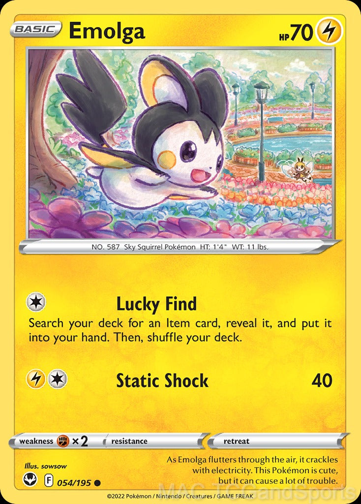 Emolga 054/195 Reverse Holo