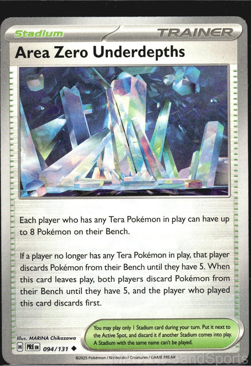 Area Zero Underdepths (Poke Ball) 094/131 Holo Prismatic Evolutions Pokemon TCG