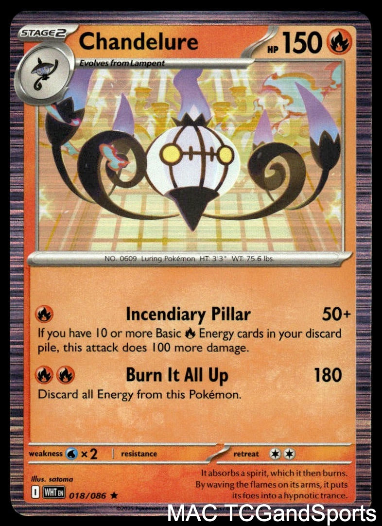 Chandelure 018/086 Holo