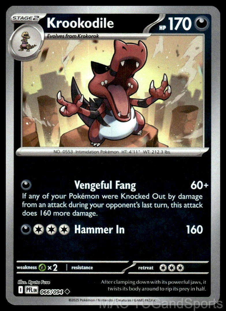 Krookodile 066/094 Reverse Holo