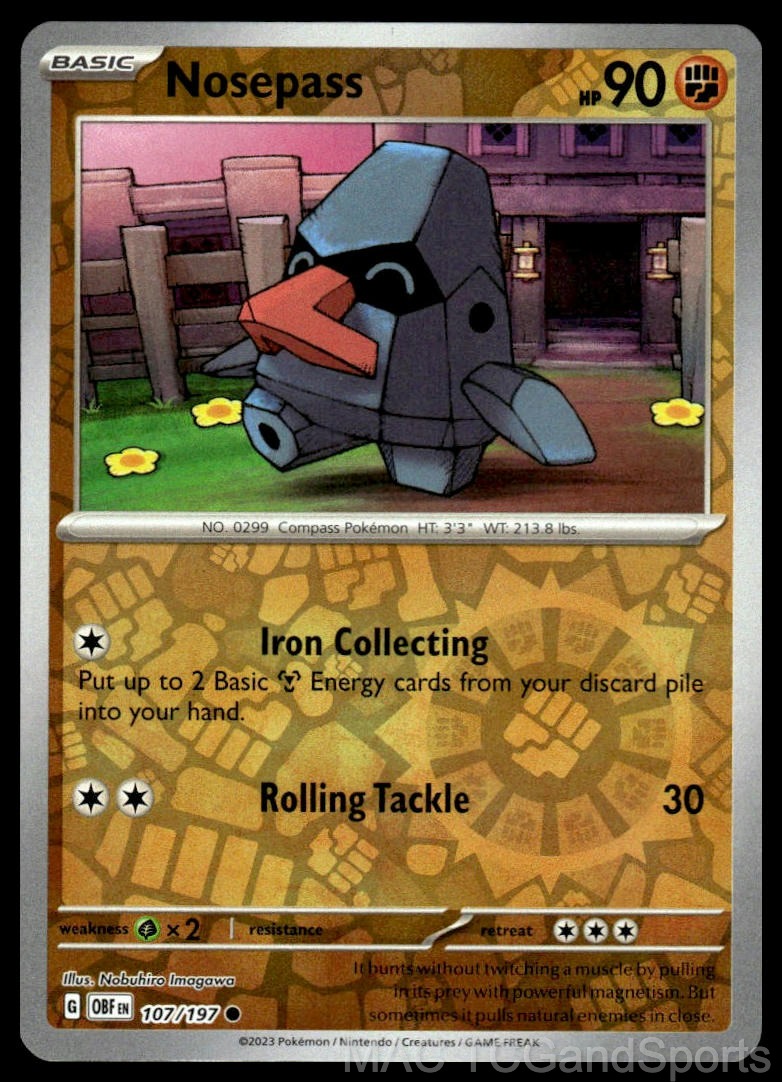 Nosepass 107/197 Reverse Holo