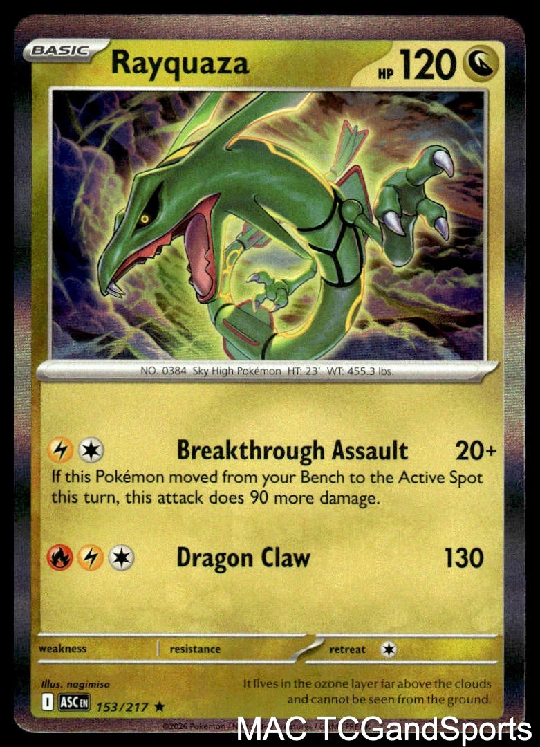Rayquaza 153/217 Holo