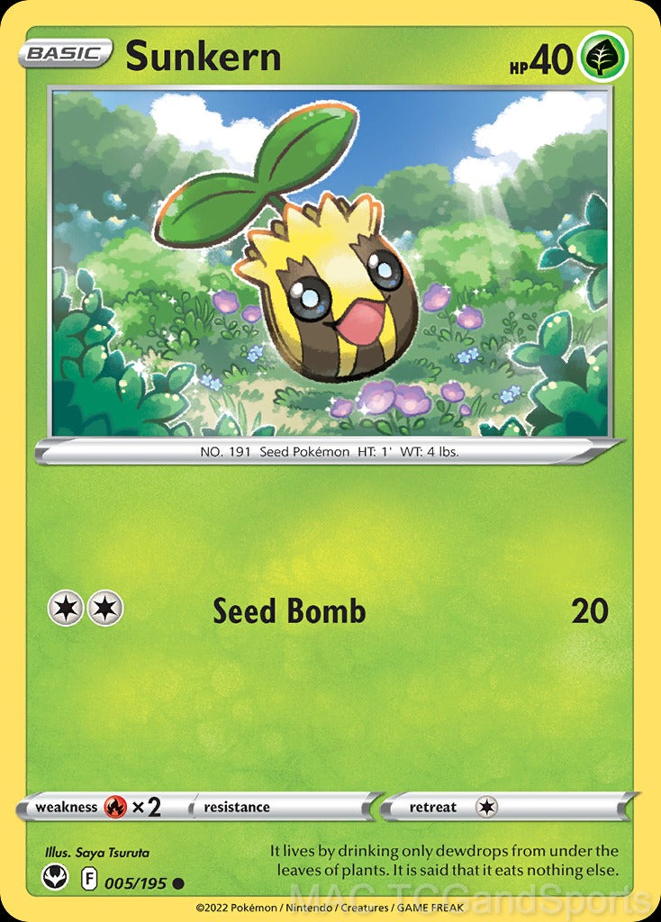 Sunkern 005/195 Reverse Holo