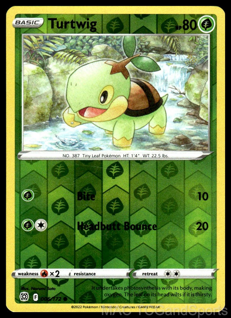 Turtwig 006/172 Reverse Holo