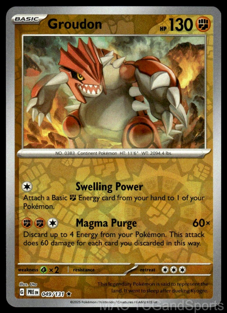 Groudon 049/131 Reverse Holo