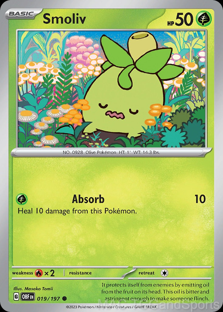 Smoliv 019/197 Reverse Holo